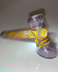 Image 1 of Rainbow and New Age Hammer Pipe