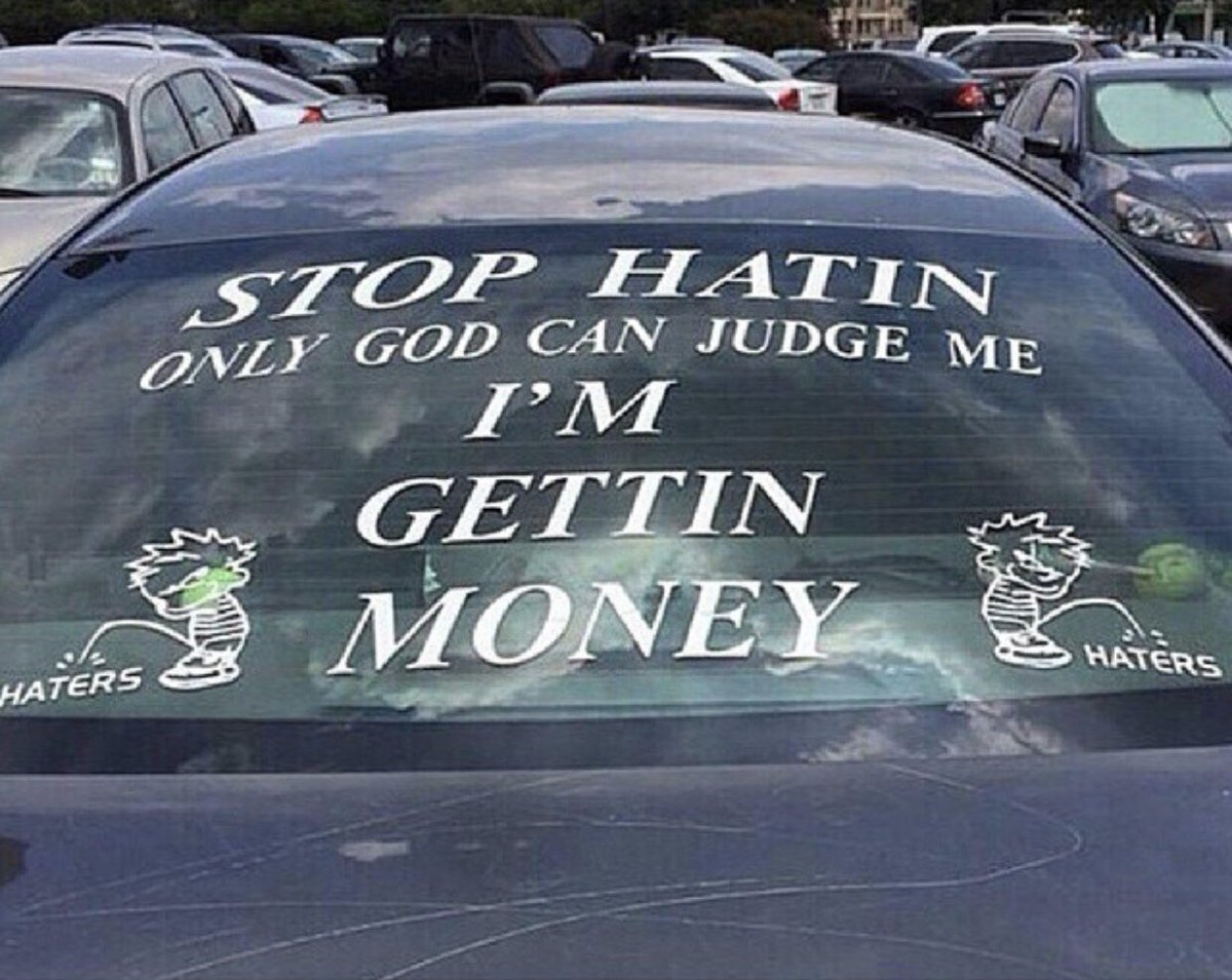 Image of Stop Hatin Sticker