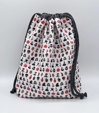 Image 1 of OT7 + Yeontan (white) Drawstring Bag - Full-Sized