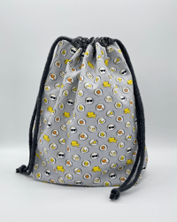 Image 1 of Butter Emojis Drawstring Bag - Full-Sized