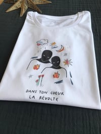 Image 4 of T-SHIRT REVOLTE - THE SIMONES X FLEUR DE BANDIT