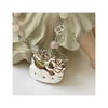 Hello Kitty locket pearl (Made to order)