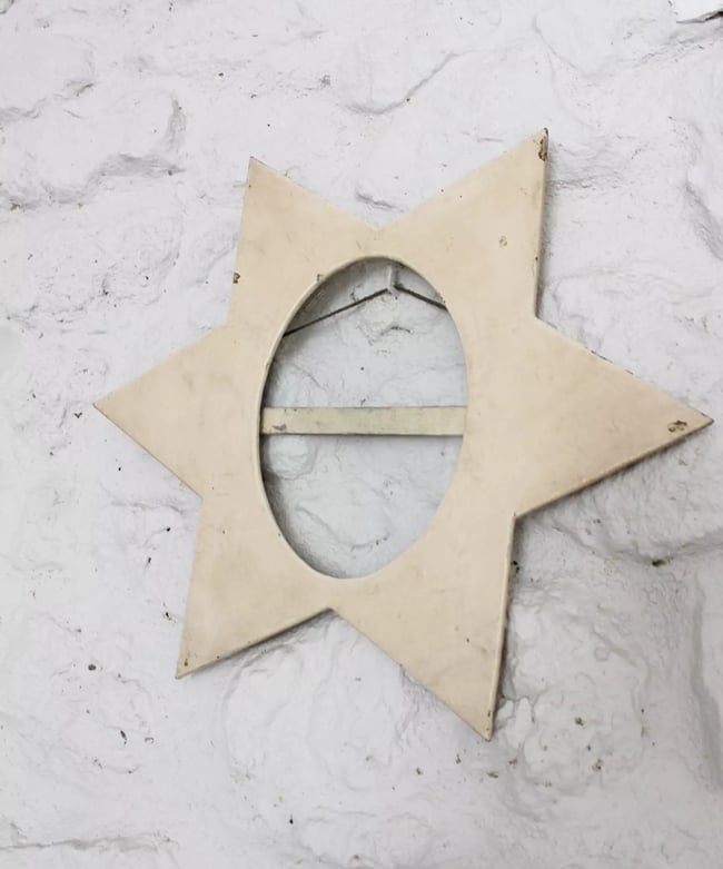 Cadre étoile 6 branches