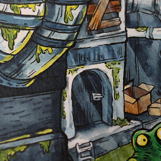 "Vivons cachés" Print