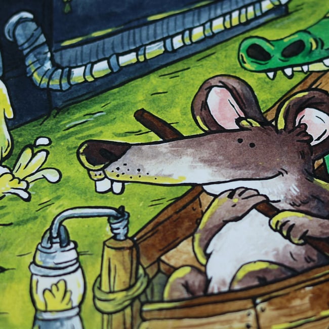 "Vivons cachés" Print