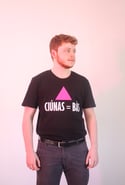 CIÚNAS = BÁS T-shirt (Black)