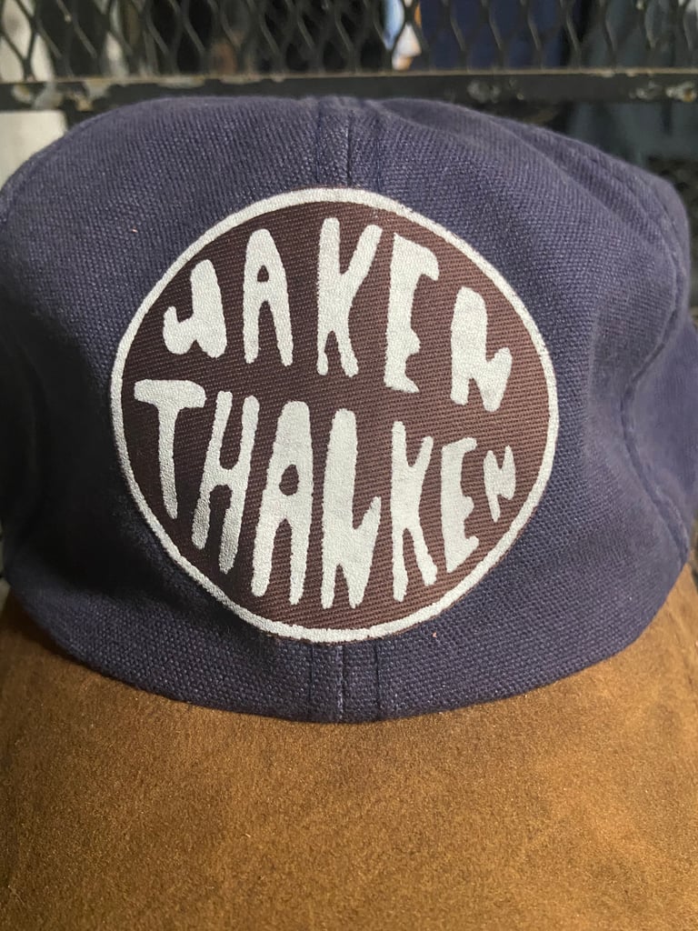 Waken Thanken Hat- Blue & Brown Image 2