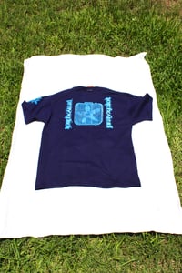 Image of cooling effect tee in navy blue 
