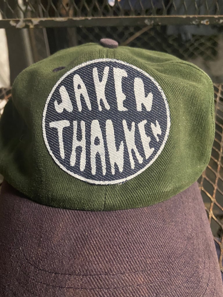 Waken Thanken Hat- Green Purple Image 2