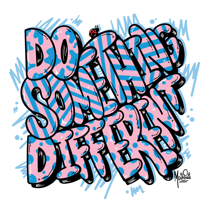 Image of "Do Something Different" Tee