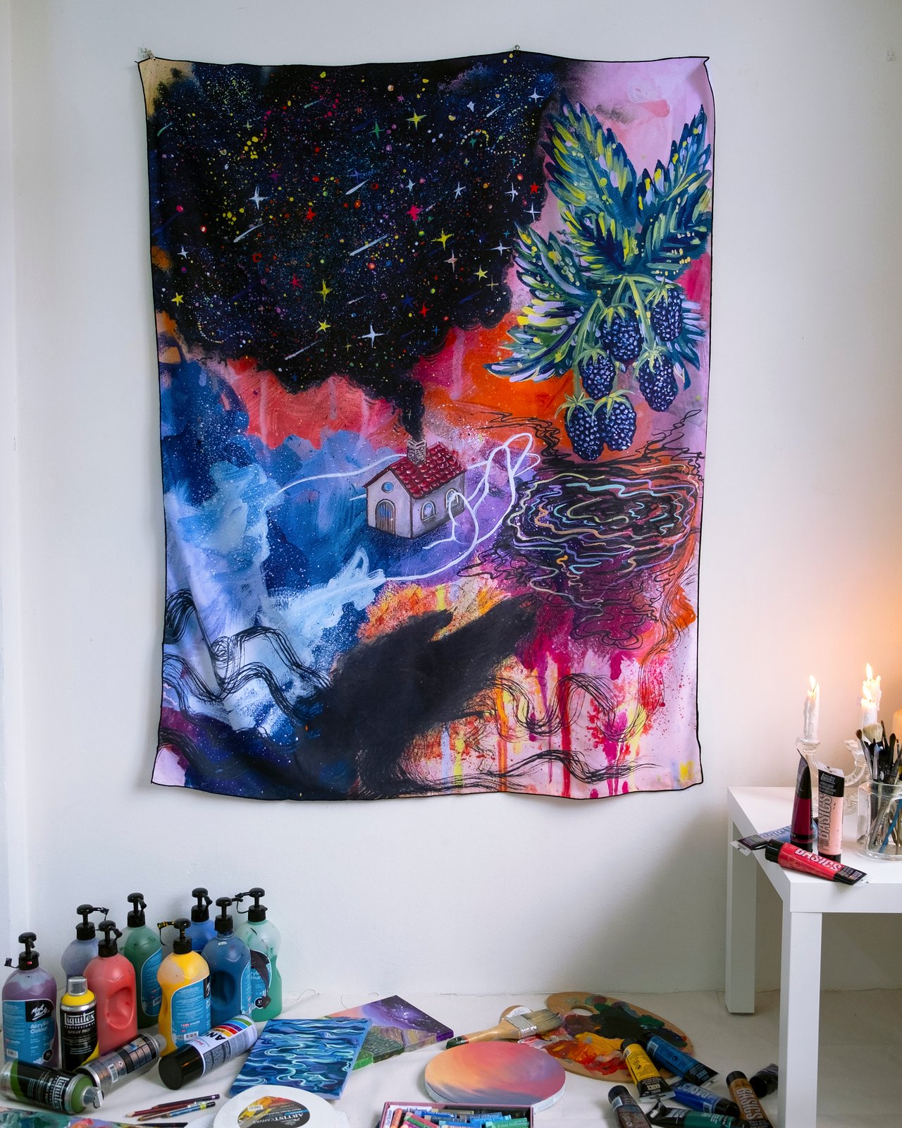 Space tapestry best sale