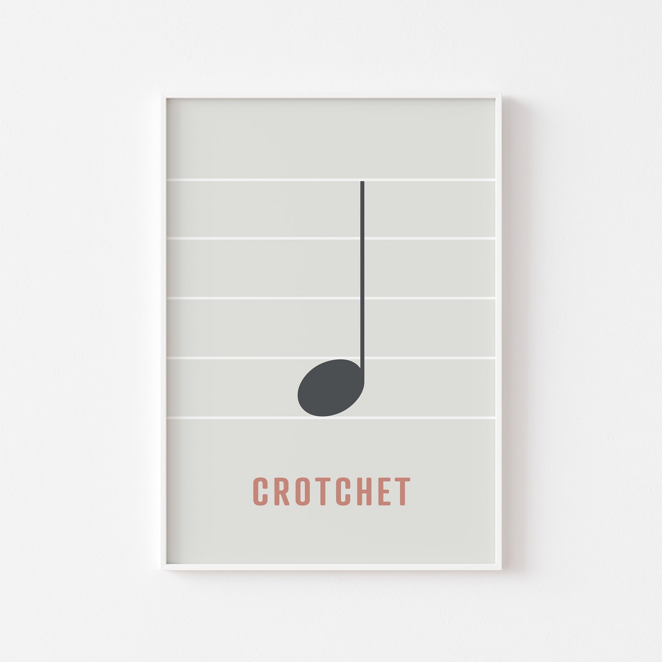 Image of Crotchet Note Print