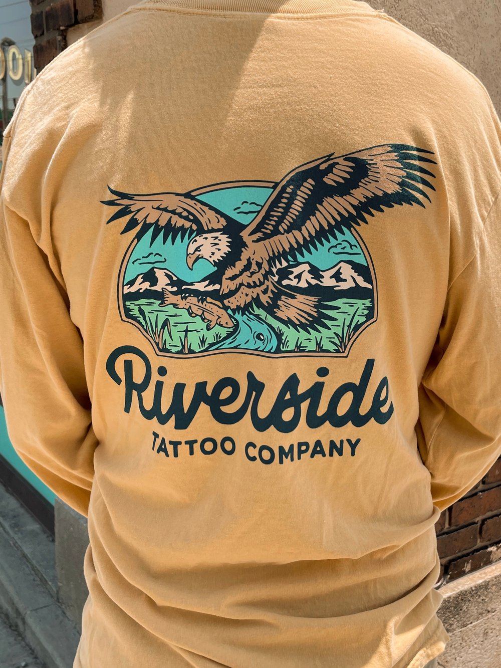 Riverside Eagle Long Sleeve Tee X Daniel Sheridan Colorway