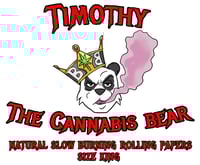  Cannabis Bear Natural Slow Burn size king   40 sheets per book