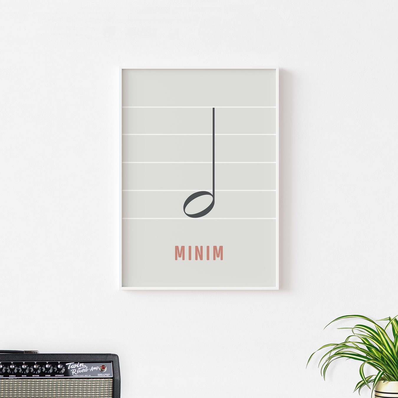 Image of Minim Note Print