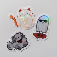 Ghost Cat, Ghost Boy, Derp Cat