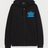 CrazyRoyalty Zip up sweater