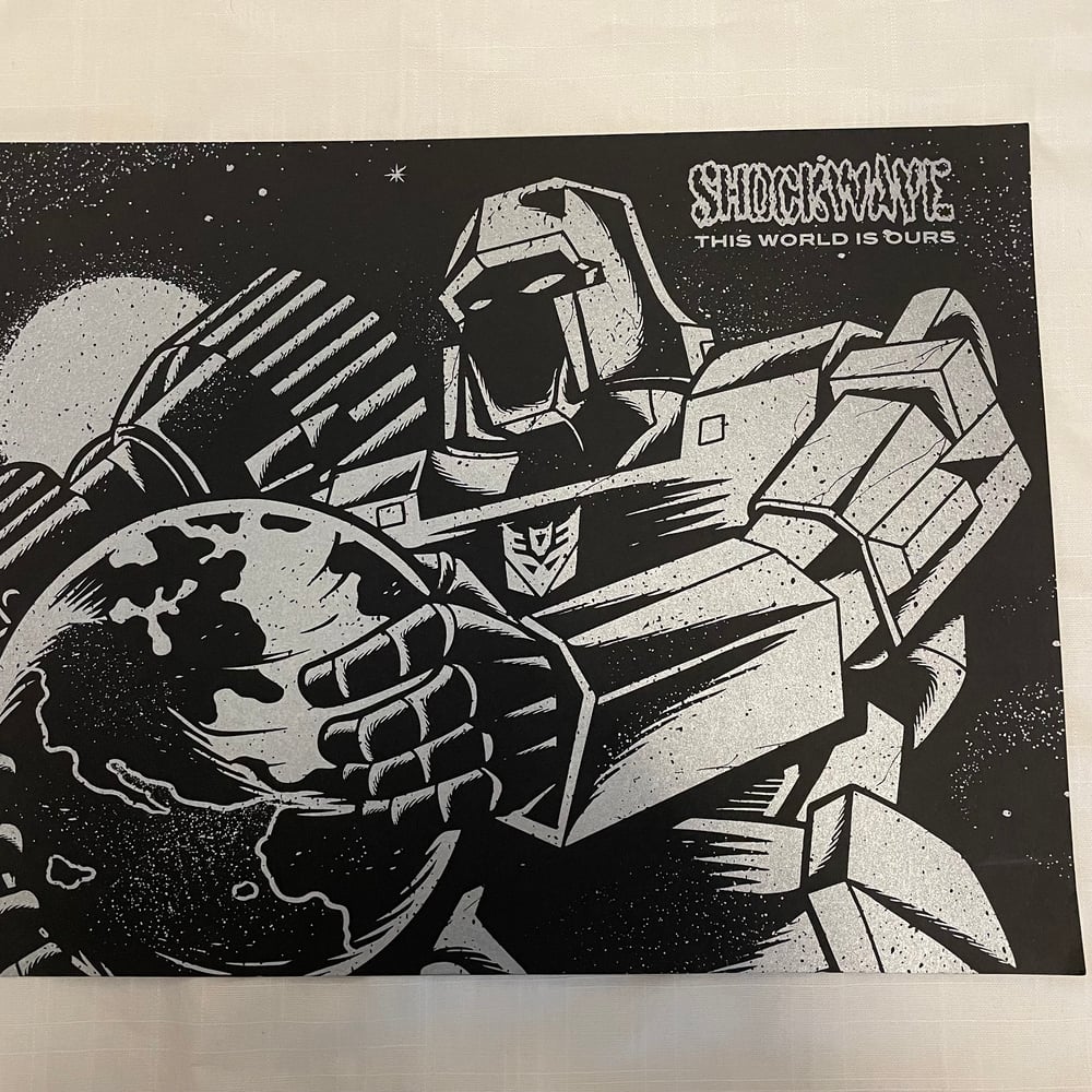 SHOCKWAVE :This World Is Ours cover print by Dave Quiggle  