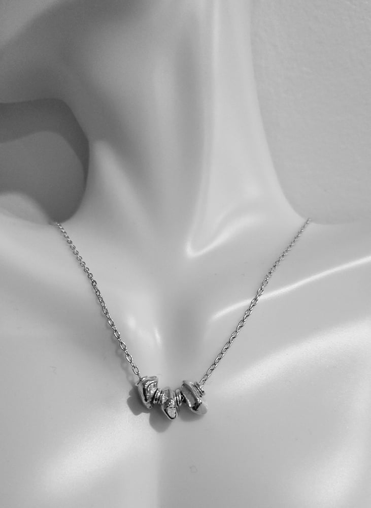 Image of Triple Nugget Necklace