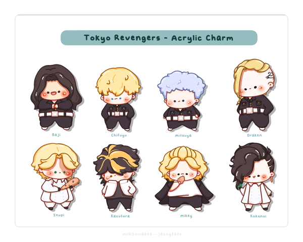 Image of Tokyo Revengers Acrylic Charms
