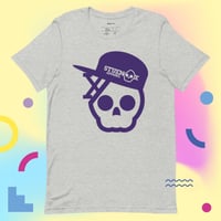 Image 3 of Purple Skull Passion Unisex T-Shirt