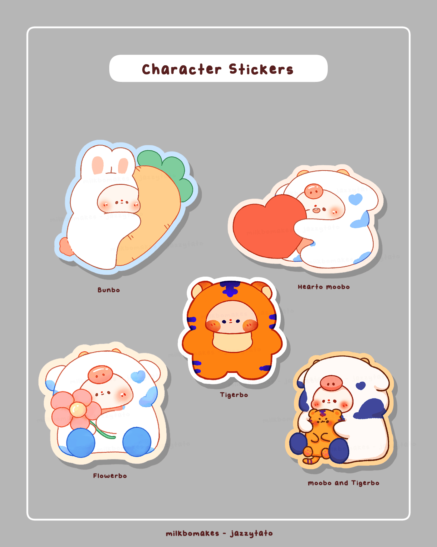 Image of Character Stickers