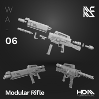 Image 2 of HDM 1/100 Modular Rifle [WA-06]
