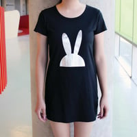 Image 4 of SILVER BUNNY HEAD LONG TEE