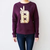 Image 2 of VARSITY BUNNY B SWEATSHIRT