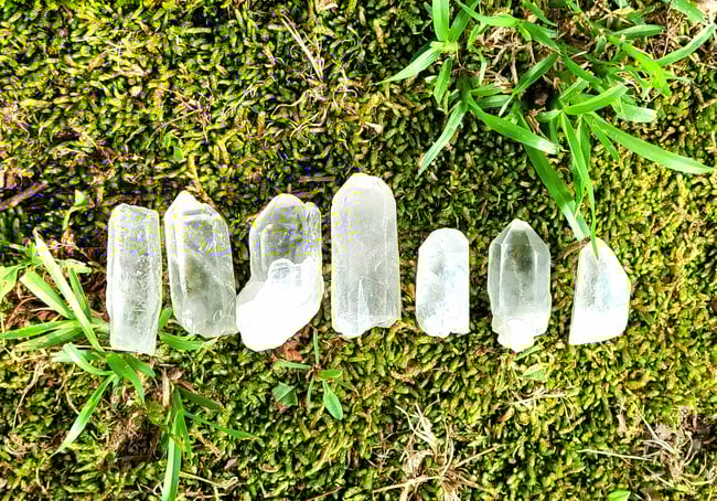 Ethically Mined Arkansas Clear Quartz Points