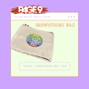 Image of P9 Pride 2022- Drawstring Bag