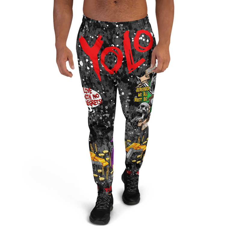 Memento Mori - Carpe Diem YOLO Joggers Image 2