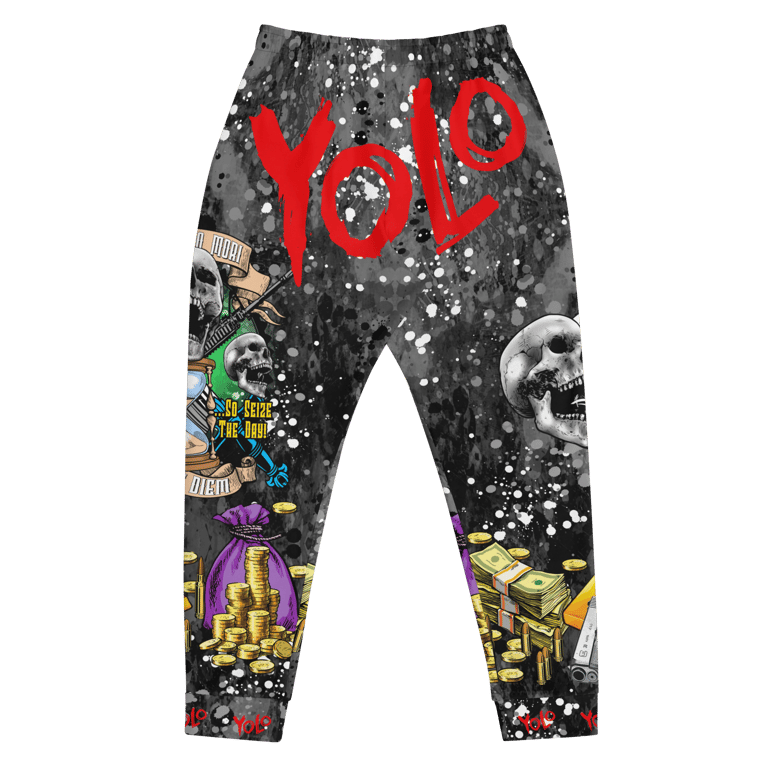 Memento Mori - Carpe Diem YOLO Joggers Image 3