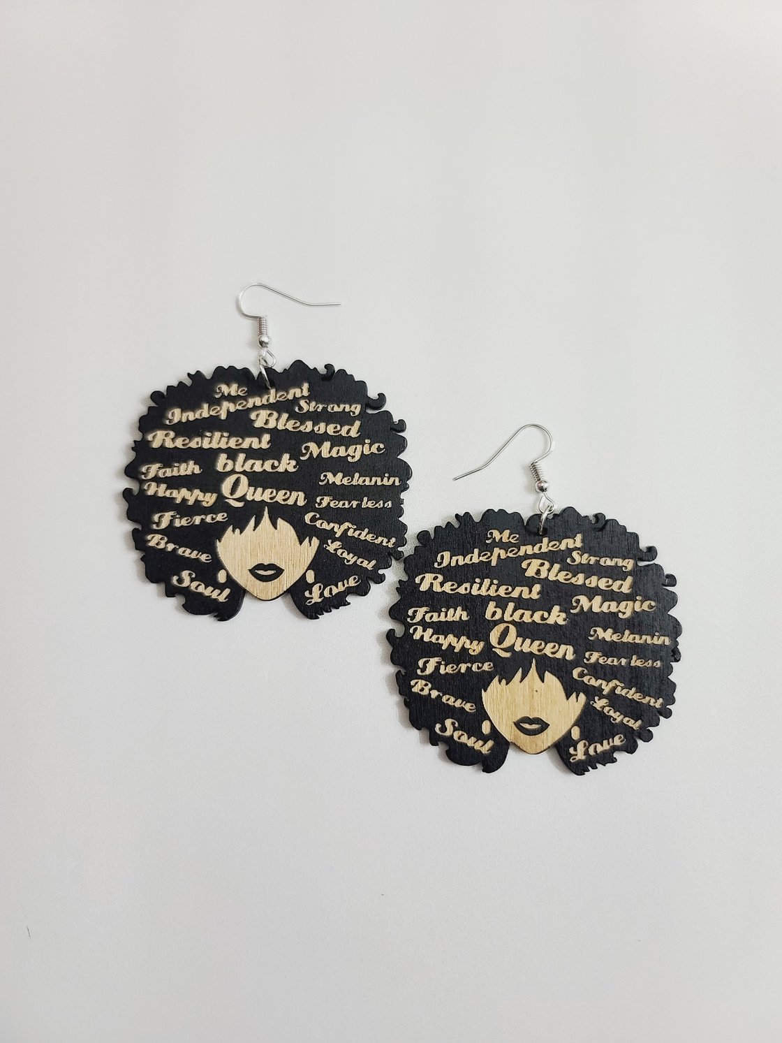 Image of Words Of Encouragement Fro Earrings & Ring Set