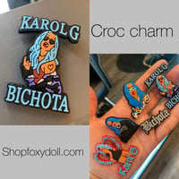 Image 1 of Karol G bitchota croc charm 