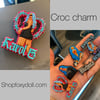 Karol G heart croc charm 