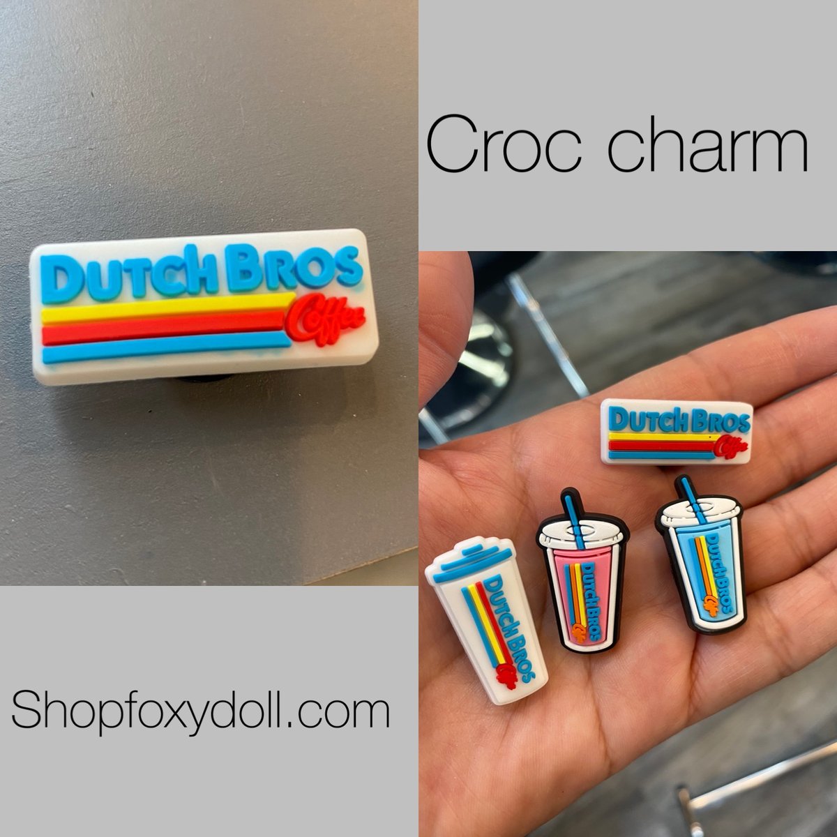 Stoked for the croc charms! My store hooked it up and made sure I got all 4  💙 : r/dutchbros