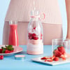 Pink portable blender