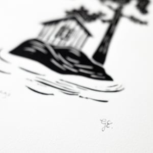 Archipelago, Original Lino Print