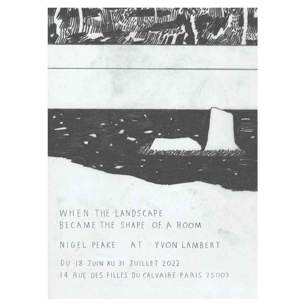 Image of When the landscape became the shape of a room (poster)