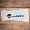 Fresh Fishing Sticker x1