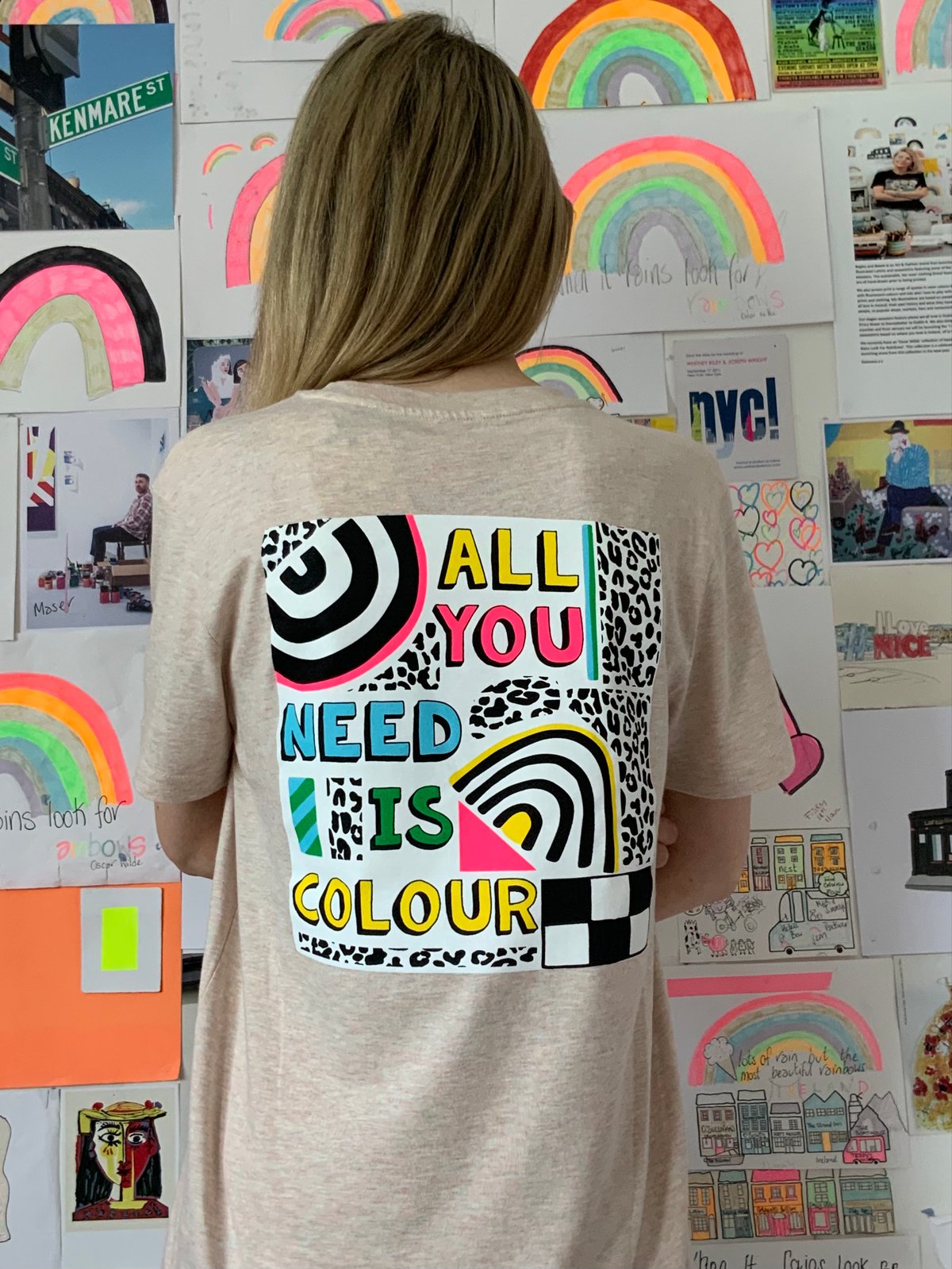 Image of All You Need is Colour Heather T-Shirt