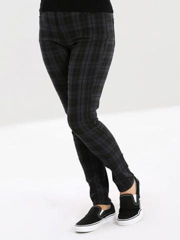 Image of HELL BUNNY Storm Skinny Trousers