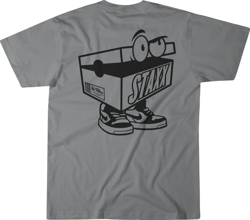 Image of High Staxx - Boxie Tee Red & Light Gray