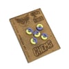 Illpillz 70D Purple/Yellow Urethane Street Shape Wheels