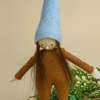 Image 3 of MipiMopi handmade 6 inches tall waldorf elf - 3