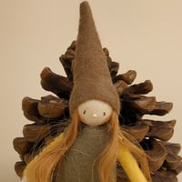 Image 3 of MipiMopi handmade 6 inches tall waldorf elf - 5