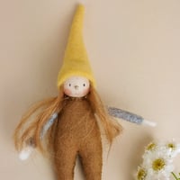 Image 2 of MipiMopi handmade 6 inches tall waldorf elf - 6