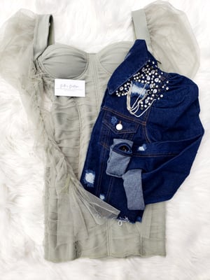 Image of Ruby Rhinestone Jacket 