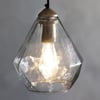 Vintage Glass Pendant Light